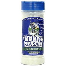 Celtic Sea Salt, Selina Naturally Shaker Fine Ground Sea Salt, 8 Oz