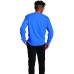  Mens Crew Neck Long Sleeve Sweatshirt, Blue, Small