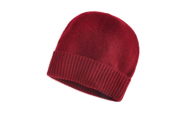  100% Cashmere Cuffed Beanie, Crantini