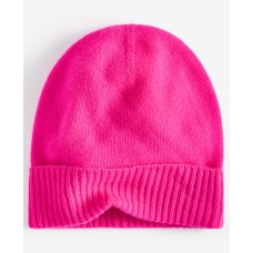 Charter Club 100% Cashmere Cuffed Beanie, Pink Flame
