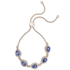 Charter Club Crystal & Stone Slider Bracelets