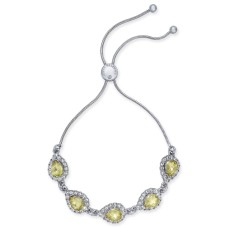 Charter Club Crystal & Stone Slider Bracelets