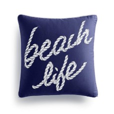 Charter Club Damask Designs Beach Life “16X16” Decorative Pillow, Navy