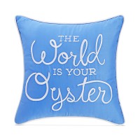 Charter Club Damask Designs Oyster Decorative Pillow, 16″ x 16″