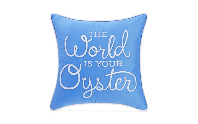  Damask Designs Oyster Decorative Pillow, 16″ x 16″