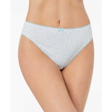 Charter Club Women’s Pretty Cotton Hi Cut Bikini Panty