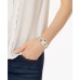  Women’s Flip Cover Two-Tone Bracelet Watch (Gold/Silver)