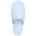  Women’s Quilted Paisley Floral Slippers, Blue Paisley, Medium