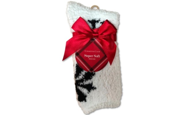  Womens Super Soft Cozy Socks, White, 9-11
