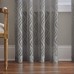  Lyric Ogee 50″ x 63″ Rod Pocket Window Panel, Gray