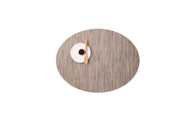  Bamboo Oval Placemats, Dune