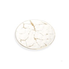 Classic Touch  6.75″ Dessert Plates with Design, Set of 6