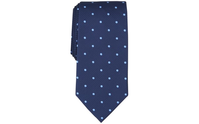  Men’s Delevan Dot Tie, Blue