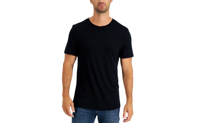  Men’s Pajama T-Shirt, Black, Small