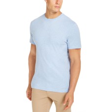 Club Room Men’s Solid Crewneck T-Shirt, Light Blue, X-Large