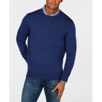 Club Room Men’s Sweater Small Crewneck Knit Pullover, Blue, Small