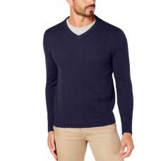 Club Room Men’s Textured V-Neck Sweaters