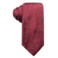 Club Room Men’s Woolsey Pine Classic Paisley Silk Tie (Red)