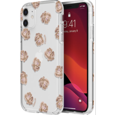 Coach Protective Case for iPhone 12 & 12 pro (Clear/Pink/Glitter)