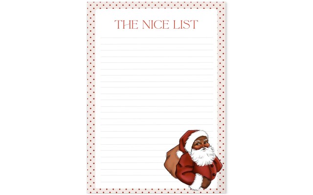 Coco Michele Nice 50 pages List Notepad, 5 x 7, Beige