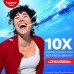  Max Fresh with Whitening Toothpaste with Mini Breath Strips, Clean Mint Toothpaste for Bad Breath, 6.3 Oz Tube. 1 Pack