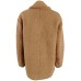  Juniors Faux-Fur Coats, Camel, Medium