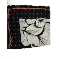 Collection Xiix Dot Floral Square Scarf, Black/Red