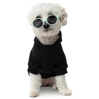 Collection XIIX Pet Hoodies, Black, Large