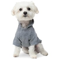 Collection XIIX Pet Hoodies, Gray, Small