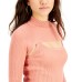  Juniors’ Mock-Neck Shrug & Camisole Set, Mauve, X-Large