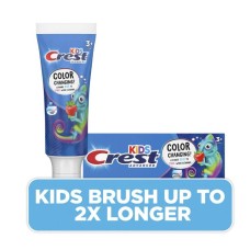 Crest Advanced Kid’s Fluoride Toothpaste, Strawberry Flavor, 4.2 oz, Ages 3+