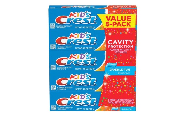  Kid’s Toothpaste, Sparkle Fun Bubble Gum (4.6 oz, 5 pack)