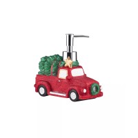 Decor Studio Holiday Truck Lotion Pump, Red
