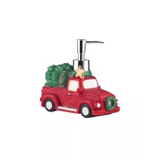 Decor Studio Holiday Truck Lotion Pump, Red