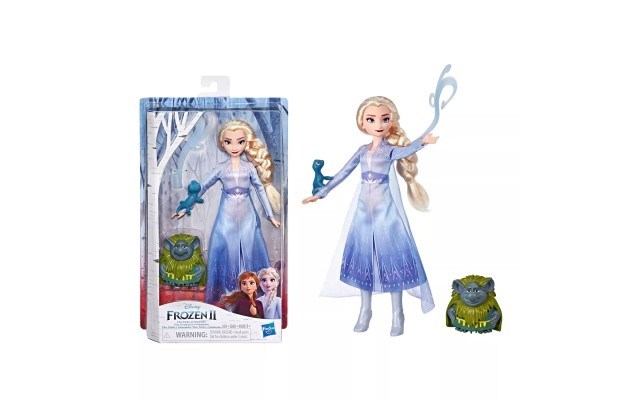  2 Elsa Fashion Pabbie and Salamander Doll Playset