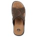  Men’s Sunland Leather Sandals – Dark Brown, 12M