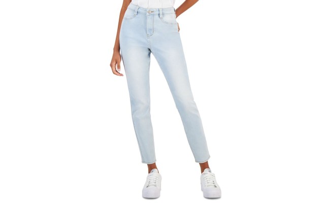  Juniors’ Curvy Faded Skinny Jeans, Alps, 5