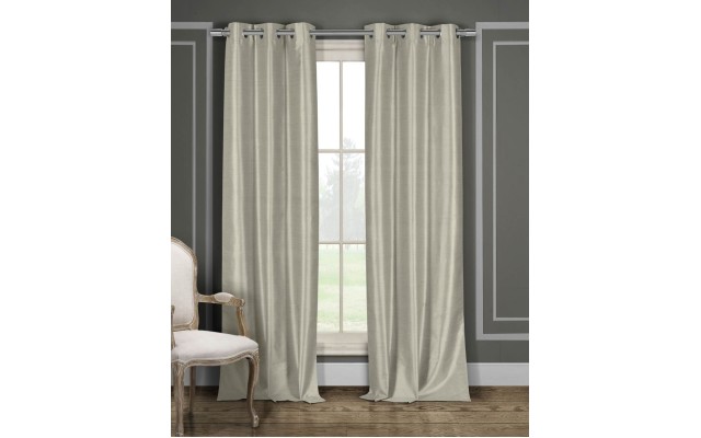  Daenerys Window Curtain, 38 X 84, Taupe