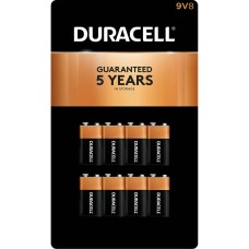Duracell 9V Alkaline Batteries, 8-count