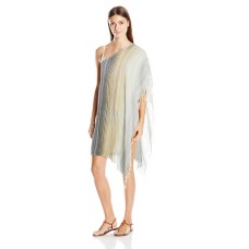 Echo Design Women’s Textured Stripe Poncho Swimsuit Cover Up