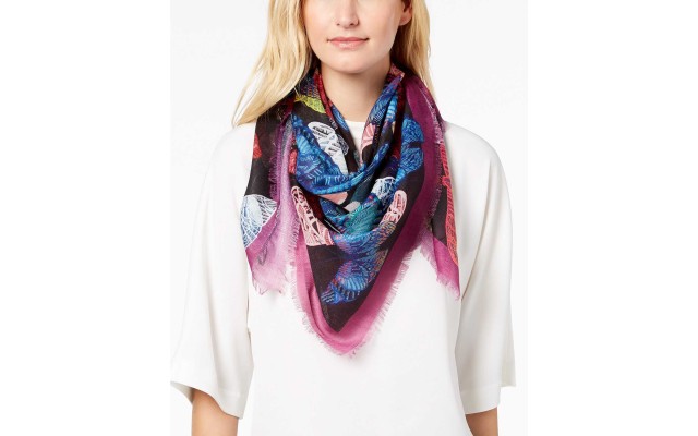  Flying Away Square Scarf (Multi)
