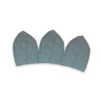 Eid Islamic Knitted Kufi Topi Prayer Hat Crochet Cap Taqiyah Takke Skull Beanie for Muslims, Prayers and Islamic Eids, 3 Set of Gray