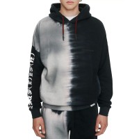 Eleven Paris Mens Logo Drawstring Hoodie, Black, Small
