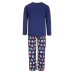  Matching Toddler, Little & Big Kids 2-Pc. Bah Humbug Family Pajama Sets, Navy, 4-5