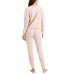  Matching Women’s Crew Love Family Pajama Set, Blush, Small