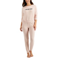 Family Pajamas Matching Women’s Crew Love Family Pajama Set, Blush, Small