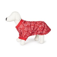 Family Pajamas Ornament-Print Pet Pajamas Ornaments (Red, Large)
