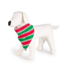 Family Pajamas Pet Bandana (Red, L)