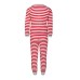 Toddler, Little Big Kids 2-Pc. Striped Pajama Set, Red/White, 14-16