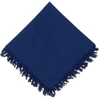 Fiesta Fringed Cobalt 19″ x 19″ Napkins, Blue, 19X19
